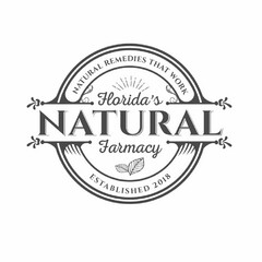 FLORIDA'S NATURAL FARMACY NATURAL REMEDIES THAT WORK ESTABLISHED 2018