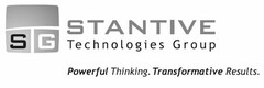 STG STANTIVE TECHNOLOGIES GROUP POWERFUL THINKING. TRANSFORMATIVE RESULTS.