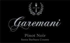 GAREMANI PINOT NOIR SANTA BARBARA COUNTY 2016