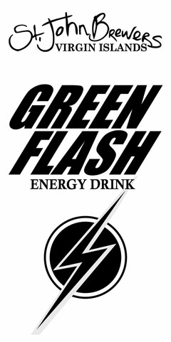 ST. JOHN BREWERS VIRGIN ISLANDS GREEN FLASH ENERGY DRINK