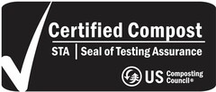 CERTIFIED COMPOST STA SEAL OF TESTING ASSURANCE US COMPOSTING COUNCIL