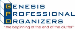 GENESIS PROFESSIONAL ORGANIZERS "THE BEGINNING OF THE END OF THE CLUTTER"