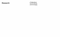 RESEARCH CRISIL AN S&P GLOBAL COMPANY