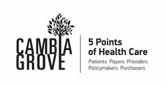 CAMBIA GROVE 5 POINTS OF HEALTH CARE PATIENT PAYERS PROVIDERS POLICYMAKERS PURCHASERS