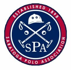 SPA ESTABLISHED 1898 SPA SARATOGA POLO ASSOCIATION