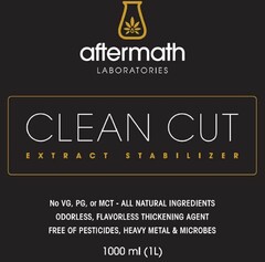 AFTERMATH LABORATORIES CLEAN CUT EXTRACT STABILIZER NO VG, PG, OR MCT - ALL NATURAL INGREDIENTS ODORLESS, FLAVORLESS THICKENING AGENT FREE OF PESTICIDES, HEAVY METAL & MICROBES 1000 ML (1L)