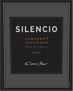 SILENCIO CABERNET SAUVIGNON VALLE DEL MAIPO 2010 CONO SUR