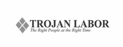TROJAN LABOR THE RIGHT PEOPLE AT THE RIGHT TIME
