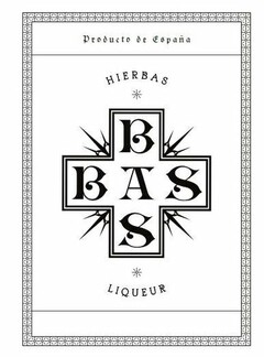 BAS BAS HIERBAS LIQUEUR PRODCUTO DE ESPANA