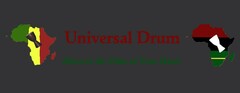 UNIVERSAL DRUM AFRICA IN THE PALM OF YOUR HAND