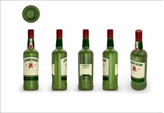 JOHN JAMESON & SON DISTILLED MATURED & BOTTLED IN IRELAND JOHN JAMESON & SON LIMITED JJ&S JAMESON ESTD 1780 SINE METU JOHN JAMESON & SON 1780 JOHN JAMESON & SON JAMESON LEARN ABOUT OUR TASTE AND STORY AT JAMESONWHISKEY.COM JOHN JAMESON & SON LIMITED JJ&S 750 ML 15MM