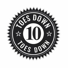 10 TEN TOES DOWN