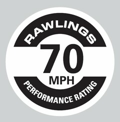 RAWLINGS PERFORMANCE RATING 70 MPH