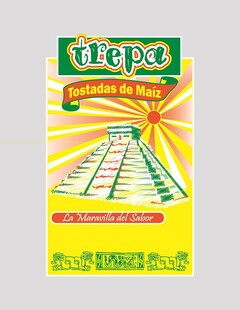 TREPA TOSTADAS DE MAIZ LA MARAVILLA DEL SABOR