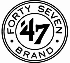 47 · FORTY SEVEN · BRAND