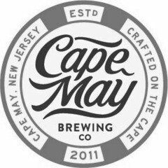 CAPE MAY BREWING CO ESTD CRAFTED ON THECAPE 2011 CAPE MAY, NEW JERSEY