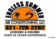 ENDLESS SUMMER AIR CONDITIONING, LLC 321-720-2262 LICENSED & INSURED OVER 30 YEARS EXPERIENCE RA 13067499