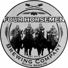 FOUR HORSEMEN BREWING COMPANY EST. 2010 SOUTH BEND, IN