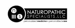 N S NATUROPATHIC SPECIALISTS. LLC PERSONALIZED MEDICINE · PERSONALIZED CARE