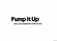 PUMP IT UP WHERE YOUR IMAGINATION COMES TO PLAY