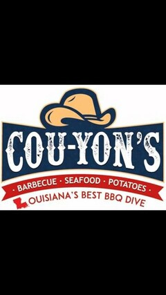 COU-YON'S BARBECUE SEAFOOD POTATOES LOUISIANA'S BEST BBQ DIVE