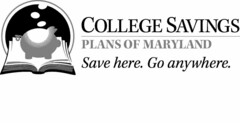 COLLEGE SAVINGS PLANS OF MARYLAND SAVE HERE. GO ANYWHERE.