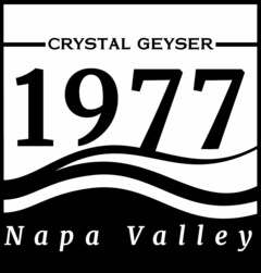 1977 CRYSTAL GEYSER NAPA VALLEY