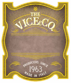 THE VICE&CO. PRODUCERS SINCE 1963 MADE IN ITALY