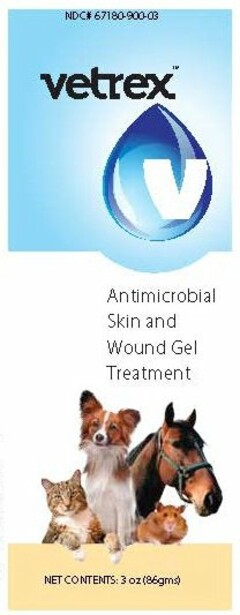 VETREX V ANTIMICROBIAL SKIN AND WOUND GEL TREATMENT