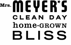 MRS. MEYER*S CLEAN DAY HOME·GROWN BLISS