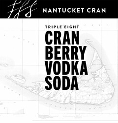 888 NANTUCKET CRAN TRIPLE EIGHT CRANBERRY VODKA SODA