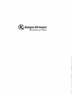 KO KENYA AIRWAYS THE PRIDE OF AFRICA