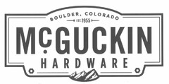 MCGUCKIN HARDWARE BOULDER, COLORADO EST. 1955