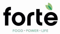 FORTE FOOD · POWER · LIFE