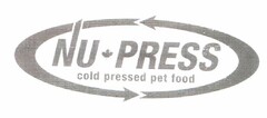 NU PRESS COLD PRESSED PET FOOD