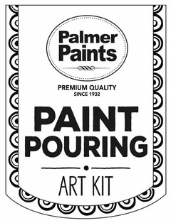 PALMER PAINTS PREMIUM QUALITY SINCE 1932 PAINT POURING ART KIT