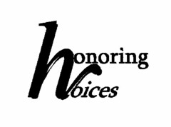 HONORING VOICES