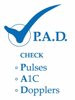 P.A.D. CHECK ·PULSES ·A1C ·DOPPLERS