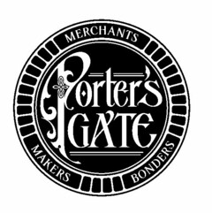 PG PORTER'S GATE MERCHANTS MAKERS BONDERS