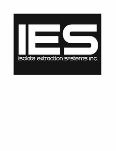 IES ISOLATE EXTRACTION SYSTEMS INC.