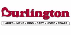 BURLINGTON LADIES · MENS · KIDS · BABY · HOME · COATS