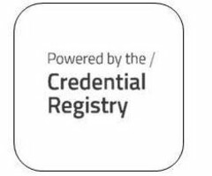 POWERED BY THE / CREDENTIAL REGISTRY