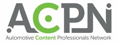 ACPN AUTOMOTIVE CONTENT PROFESSIONALS NETWORK