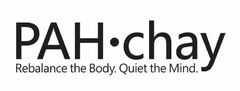 PAH·CHAY REBALANCE THE BODY. QUIET THE MIND.