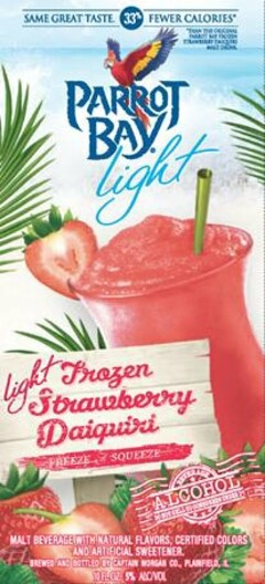 PARROT BAY LIGHT LIGHT FROZEN STRAWBERRY DAIQUIRI