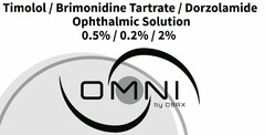 TIMOLOL / BRIMONIDINE TARTRATE / DORZOLAMIDE OPHTHALMIC SOLUTION 0.5% / 0.2% / 2% OMNI BY OSRX