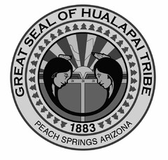 GREAT SEAL OF HUALAPAI TRIBE PEACH SPRINGS ARIZONA 1883