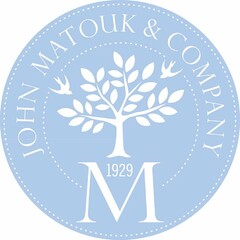 JOHN MATOUK & COMPANY 1929 M