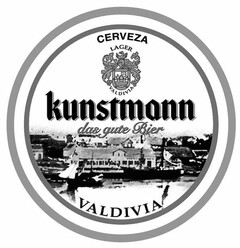 CERVEZA LAGER VALDIVIA KUNSTMANN DAS GUTE BIER VALDIVIA