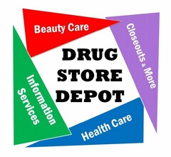 DRUG STORE DEPOT BEAUTY CARE CLOSEOUTS & MORE HEALTH CARE INFORMATION SERVICES